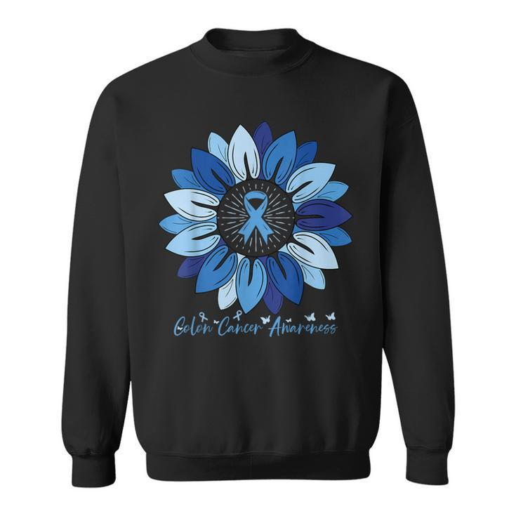Sunflower Colon Cancer Awareness Month Sweatshirt