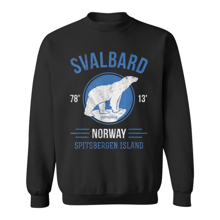 Svalbard Norway Arctic Circle Polar Bear Spitsbergen Sweatshirt