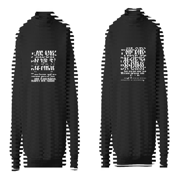 Sweater Unisexe Courir C'est Bon pour Sportifs Passionnés, Style Unique