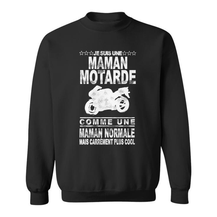 Maman Motarde - Sweat à Capuche Maillot Moto Femme Motarde