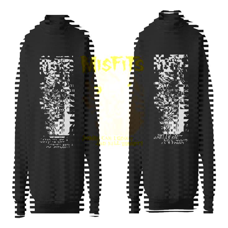Sweater Unisexe Misfits Mommy, Can I Go Out And Kill Tonight? Design Punk