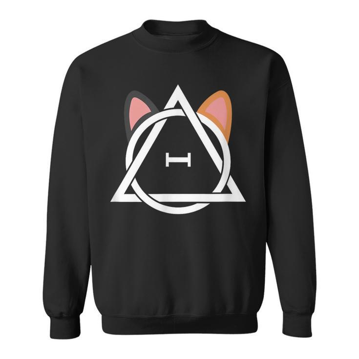 Theta Delta Symbol For Calico Cat Therian Sweatshirt