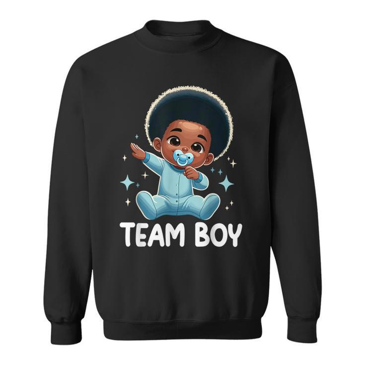 Team Boy Baby Announcement Gender Reveal Party Sweatshirt