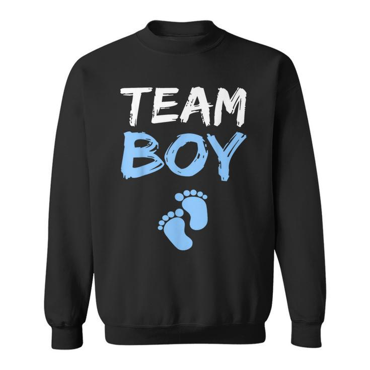 Team Boy Gender Reveal Baby Shower Sweatshirt