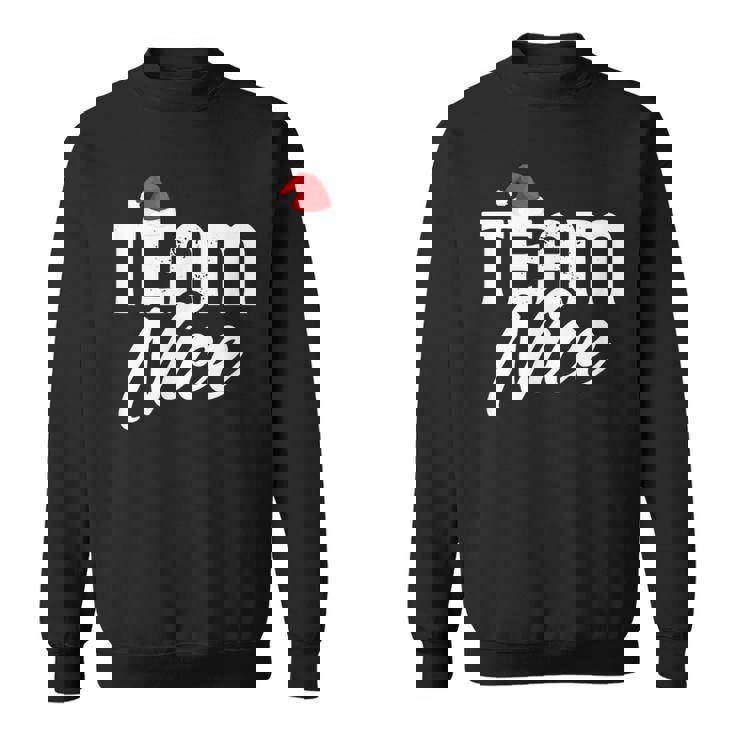 Team Nice Couple Matching Outfit Team Naughty Sweatshirt