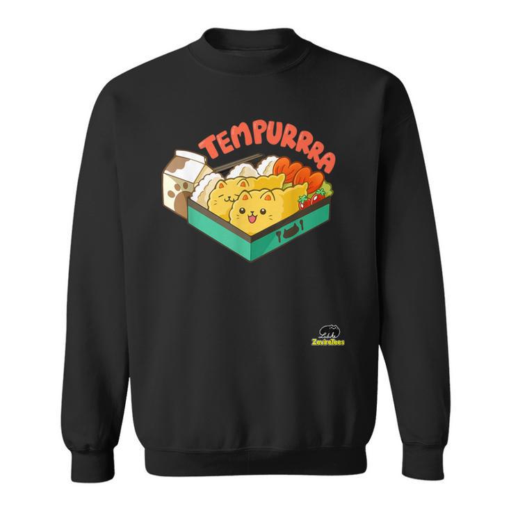 Tempurrra A Cozy Pair Of Cat Tempura Sweatshirt