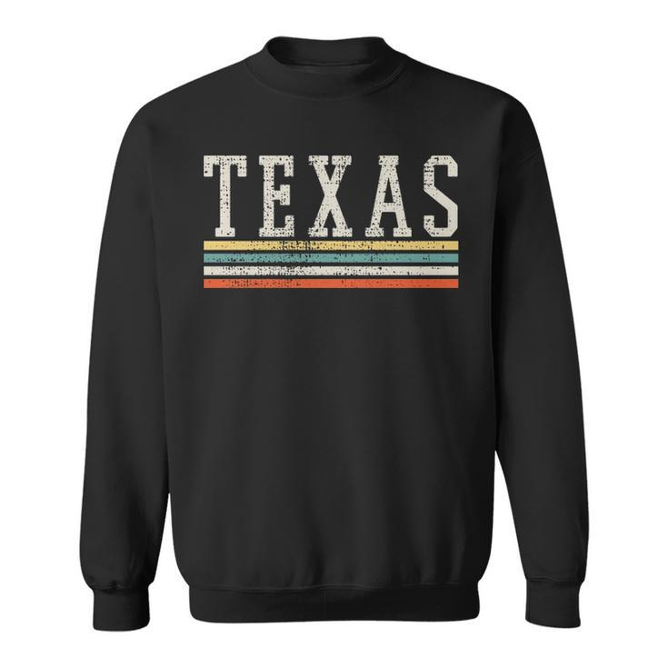 Texas Country Traveler Souvenir Retro Vintage Sweatshirt