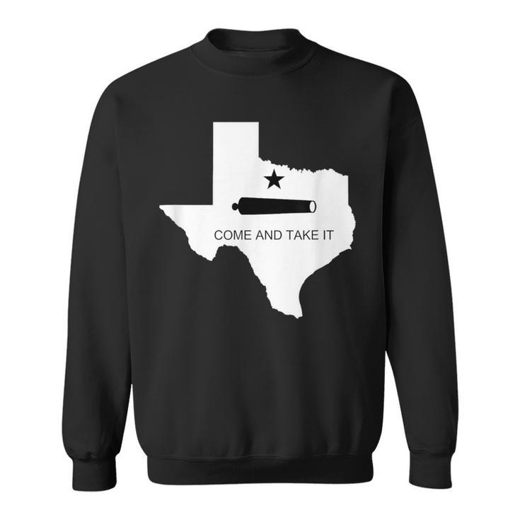 Texas Come And Take It Flag Canon 1836 State Sweatshirt