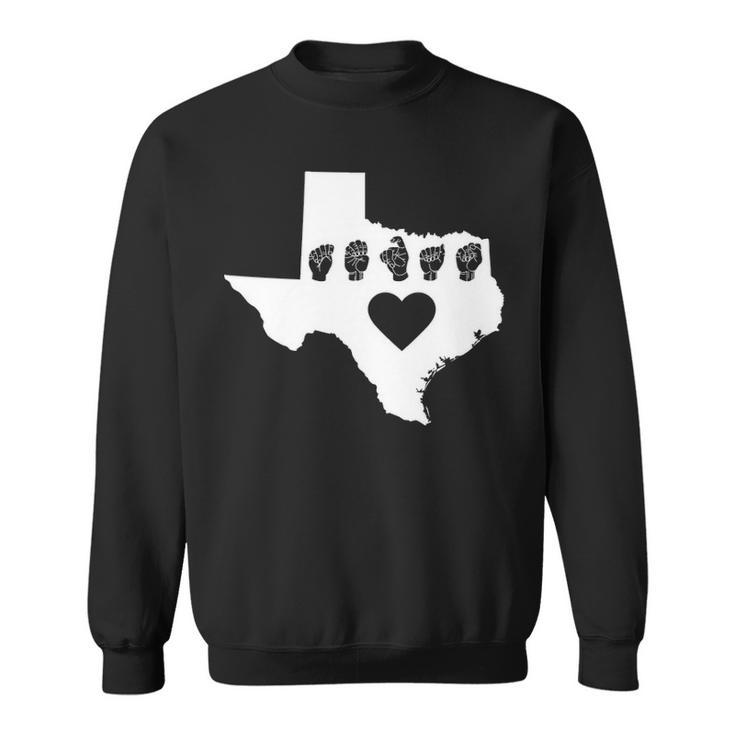 Texas Pride Sign Language Sweatshirt