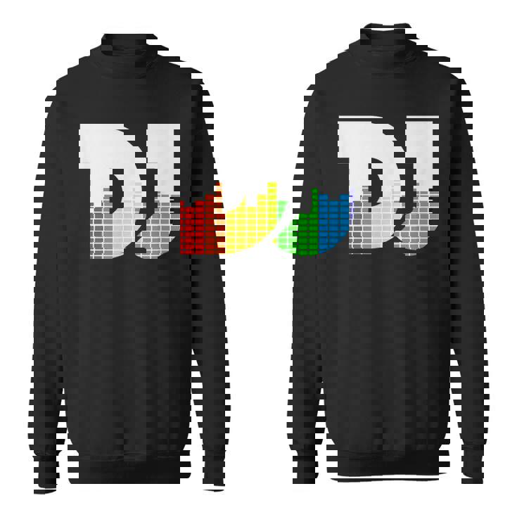 Texto De Dj Con Ecualizador De Coloración Led Para Discjockey Dj Camisa de entrenamiento