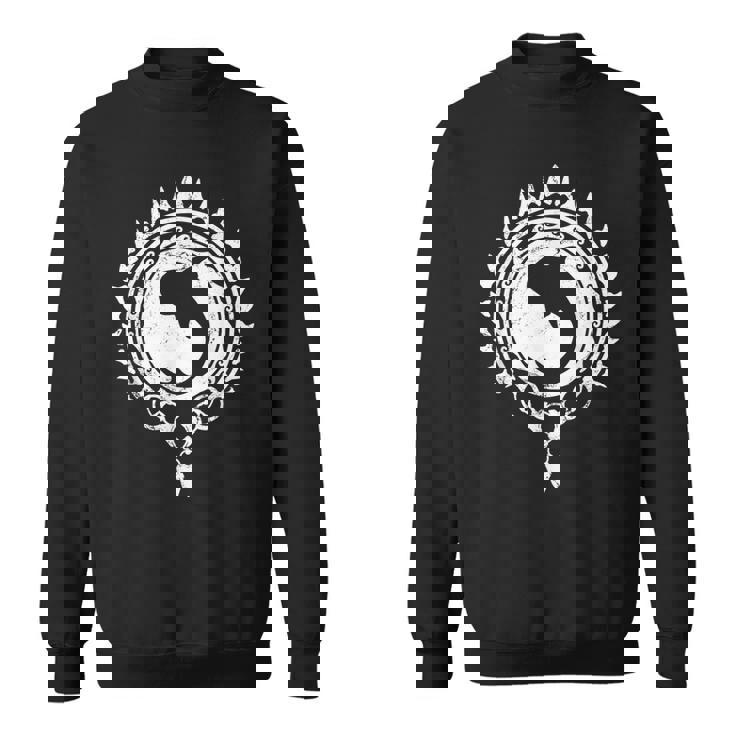 Tiburón Ballena Tatuaje Polinesio Camisa de entrenamiento