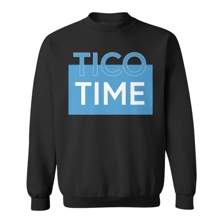 Tico Time Surf Culture Sunset Costa Rican Surfers Sweatshirt