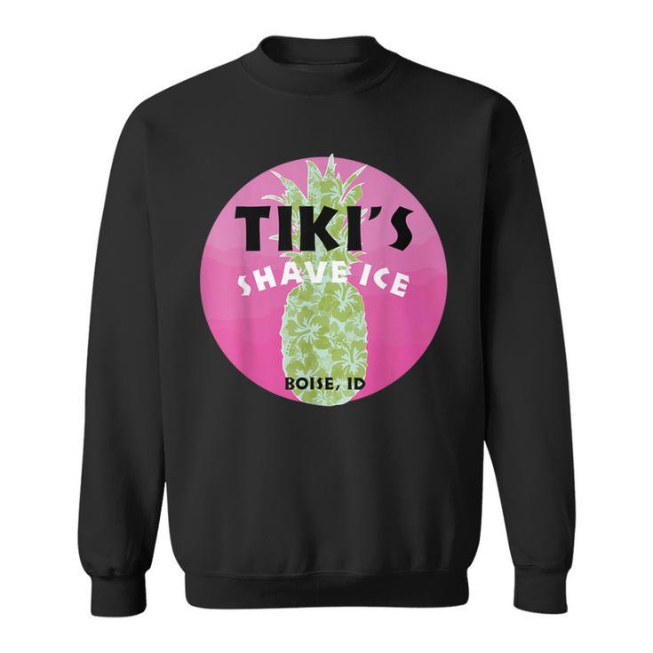 Tiki's Snow Cone Shave Ice Pineapple Summer Sweatshirt