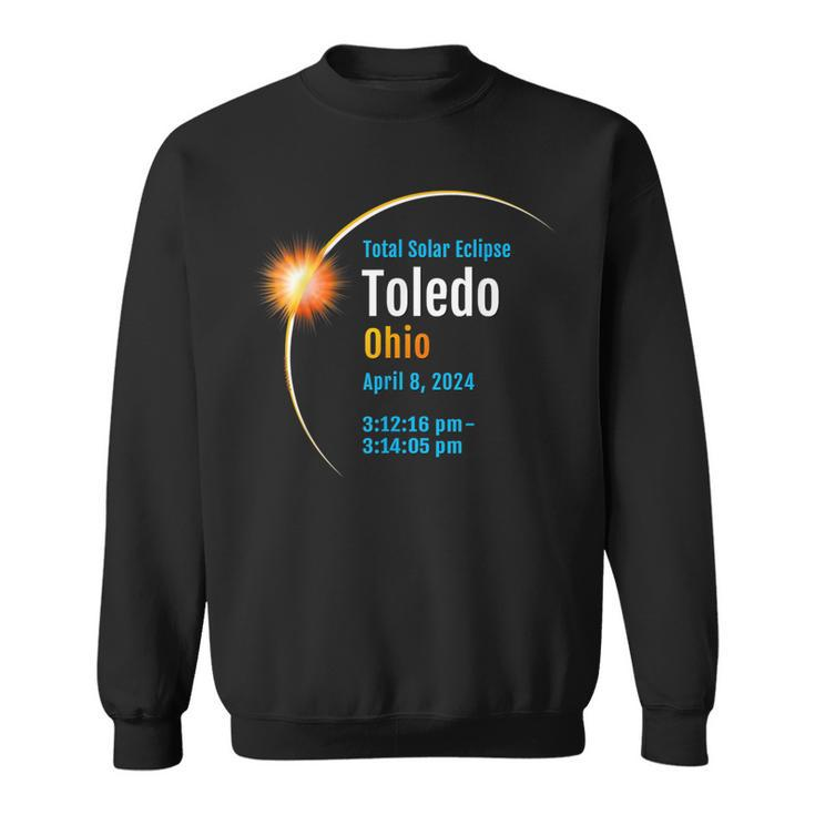 Toledo Ohio Oh Total Solar Eclipse 2024 1 Sweatshirt