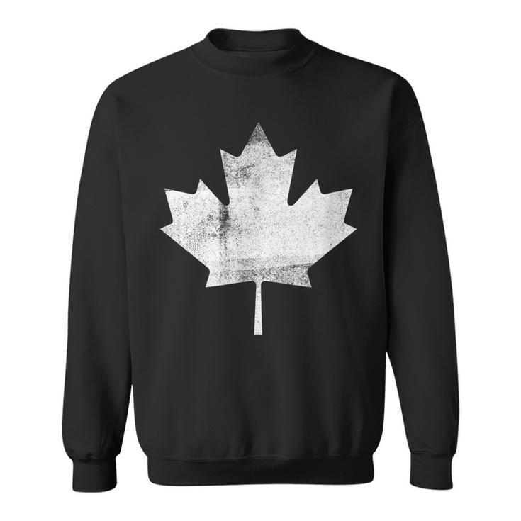Toronto Canada Maple Leaf Distressed Vintage Retro Fan Sweatshirt