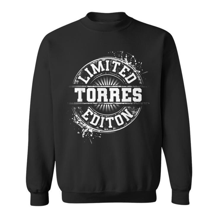 Torres Surname Family Tree Birthday Reunion Idea Sweatshirt