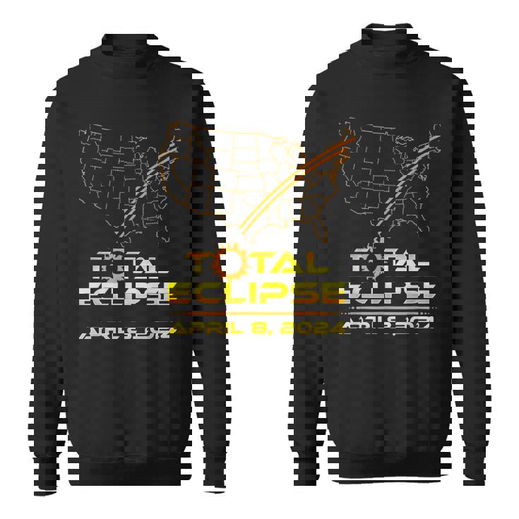 Total Eclipse April 8 2024 Path Of Totality Sweatshirt