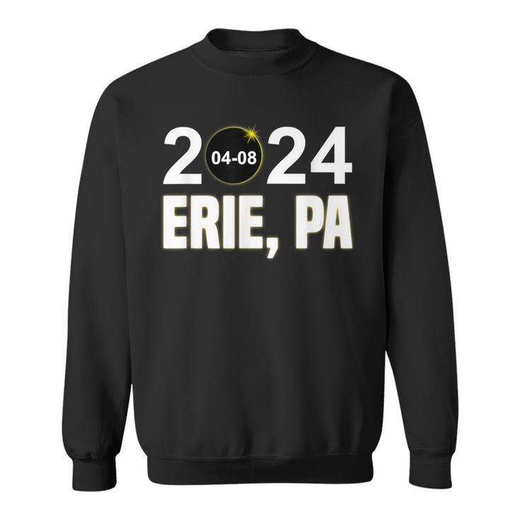 Total Solar Eclipse 04082024 Erie Pennsylvania Eclipse Sweatshirt