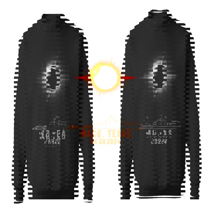 Total Solar Eclipse 04082024 Waco Texas Sweatshirt