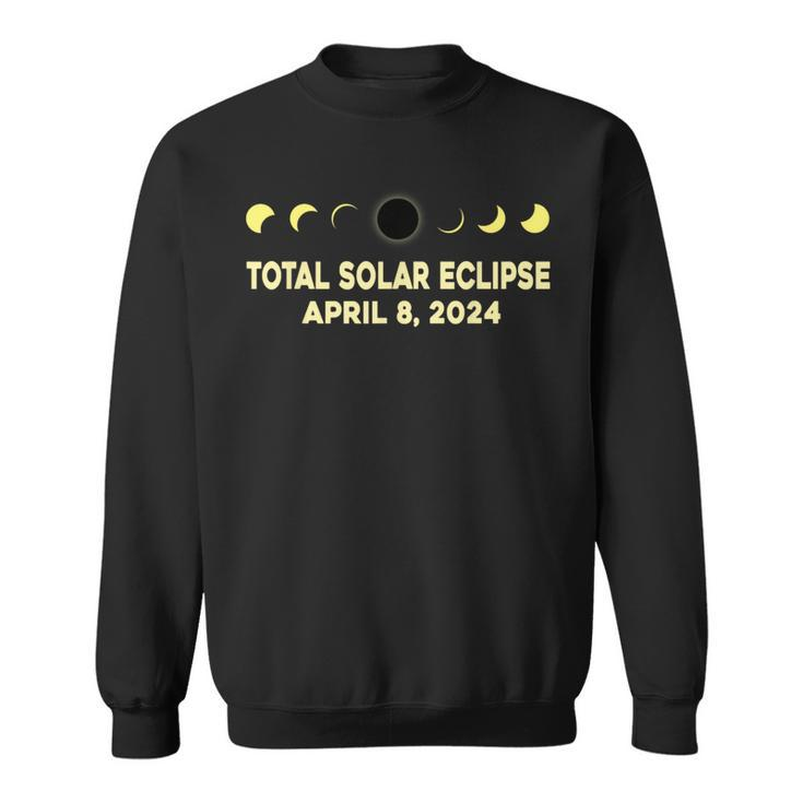 Total Solar Eclipse 2024 Solar Eclipse April 8 2024 Sweatshirt