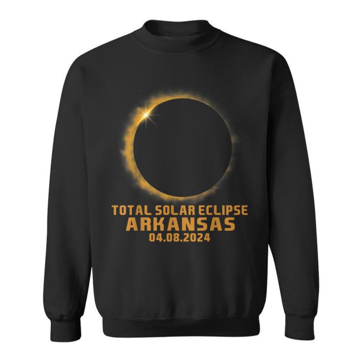 Total Solar Eclipse 2024 Arkansas Totality Spring 40824 Sweatshirt