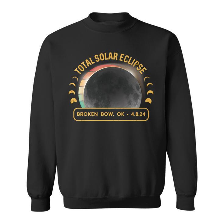 Total Solar Eclipse 2024 Broken Bow Oklahoma Sweatshirt