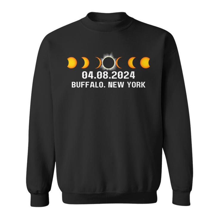 Total Solar Eclipse 2024 Buffalo New York April 8 2024 Sweatshirt