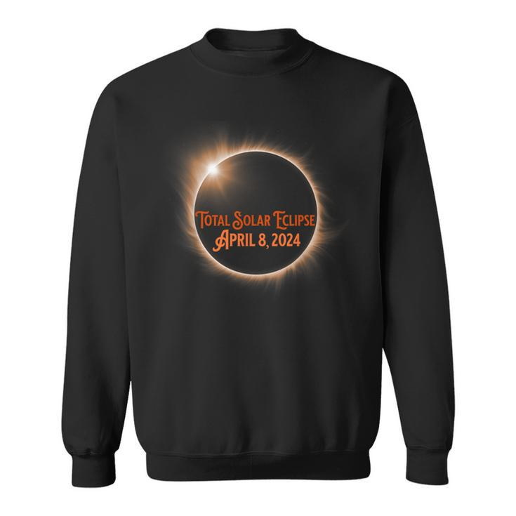 Total Solar Eclipse 2024 Illinois Pennsylvania Ohio New York Sweatshirt