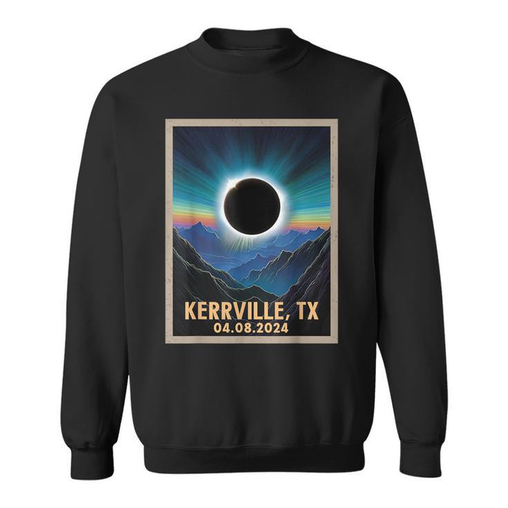 Total Solar Eclipse 2024 Kerrville Texas Vintage Sweatshirt