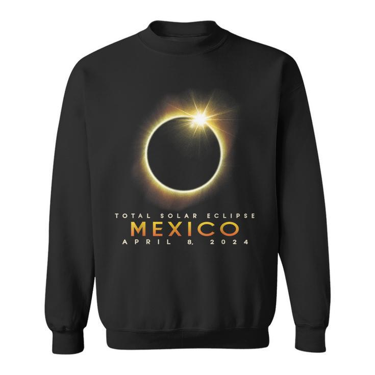 Total Solar Eclipse 2024 Mexico April 8 2024 Moon Cover Sweatshirt