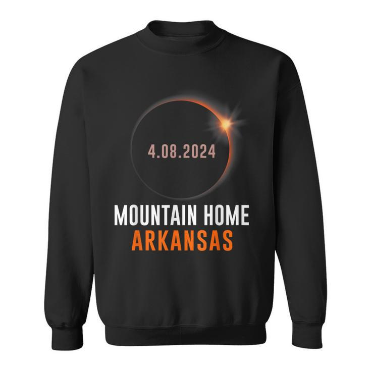 Total Solar Eclipse 2024 Totality Mountain Home Arkansas Sweatshirt