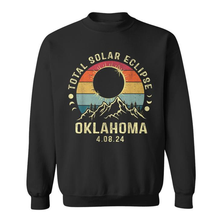 Total Solar Eclipse 2024 Totality Oklahoma Sweatshirt