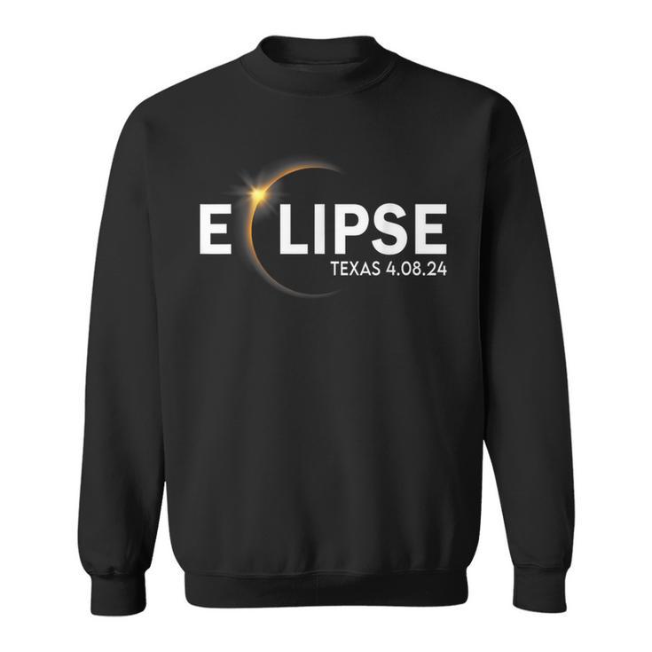Total Solar Eclipse 40824 Texas Totality America 2024 Sweatshirt