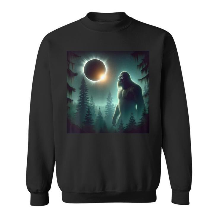 Total Solar Eclipse April 8 2024 Bigfoot Solar Eclipse Sweatshirt