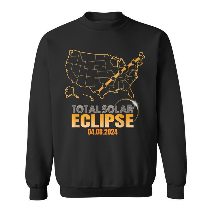 The Total Solar Eclipse Is Coming To North America On April Sweatshirt