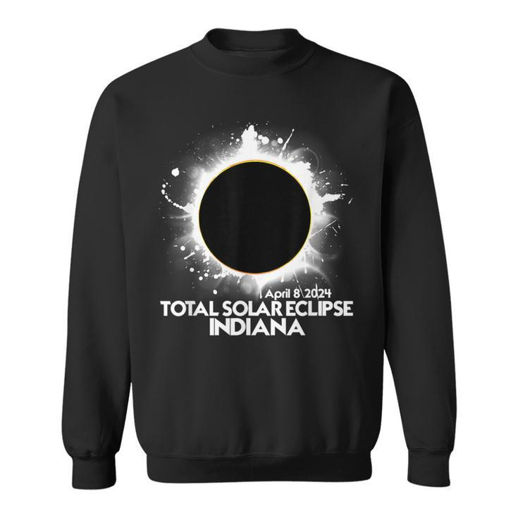 Total Solar Eclipse Indiana April 8 2024 American Totality Sweatshirt