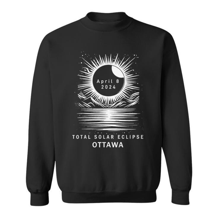 Total Solar Eclipse Ottawa 2024 United States Sweatshirt