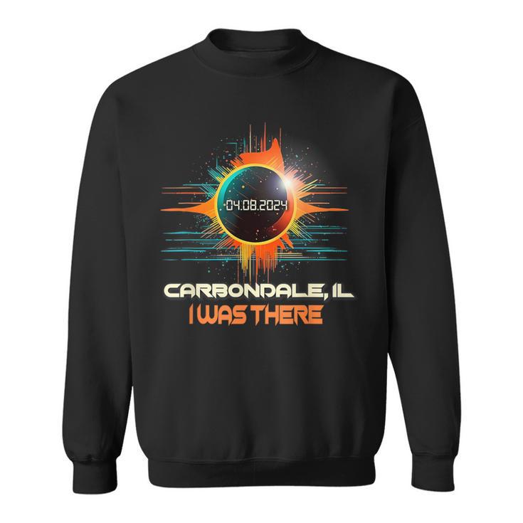 Total Solar Eclipse Retro Carbondale Illinois Il Sweatshirt