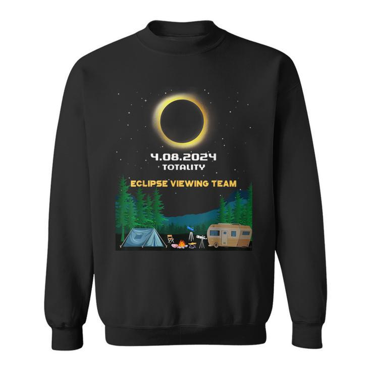 Totality 40824 Total Solar Eclipse Watch Party Rv Camping Sweatshirt