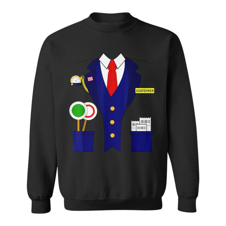 Trainführer Schaffner Train Train Driver Carnival Costume Sweatshirt