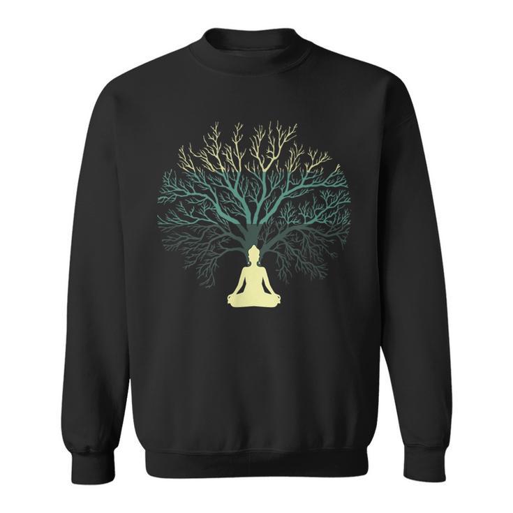 Tree Of Life Yoga Zen Meditation Buddhism Spiritual Sweatshirt