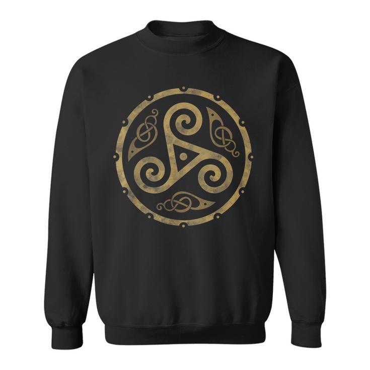 Triskelion Celtic Antique Motif Sweatshirt