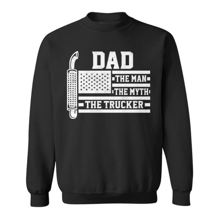 Trucker  Truck  Transportation Polo Sweatshirt