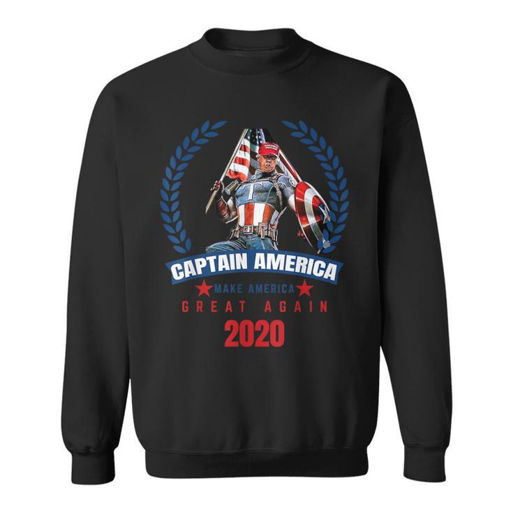 Trump Again American Captain 2020 Make America Great Sweatshirt