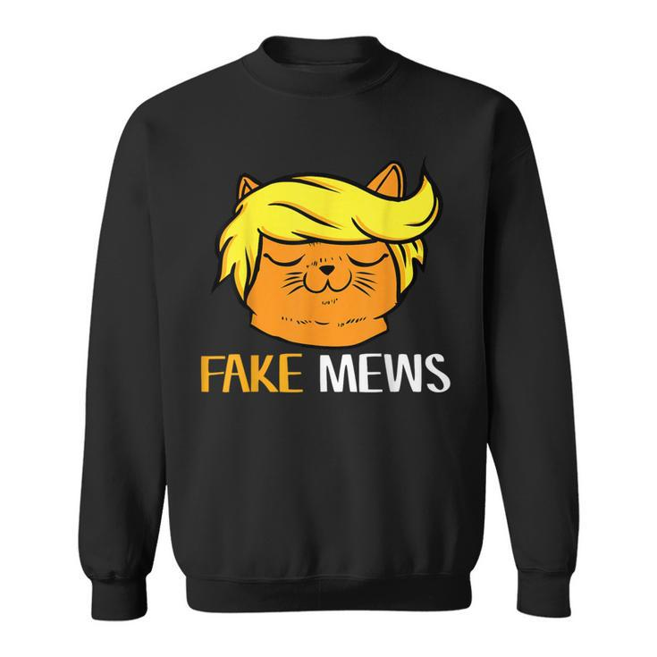 Trump Hair Cat 45 2020 Fake News Cool Pro Republicans Sweatshirt