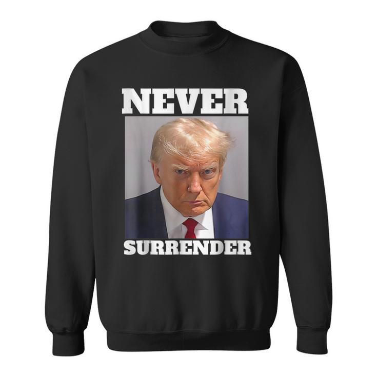 Trump Shot Donald Trump Shot Never Surrender Sweatshirt