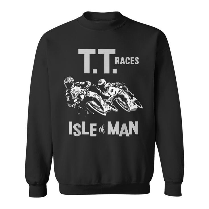 Tt Races Isle Of Man Navy And Black Sweatshirt