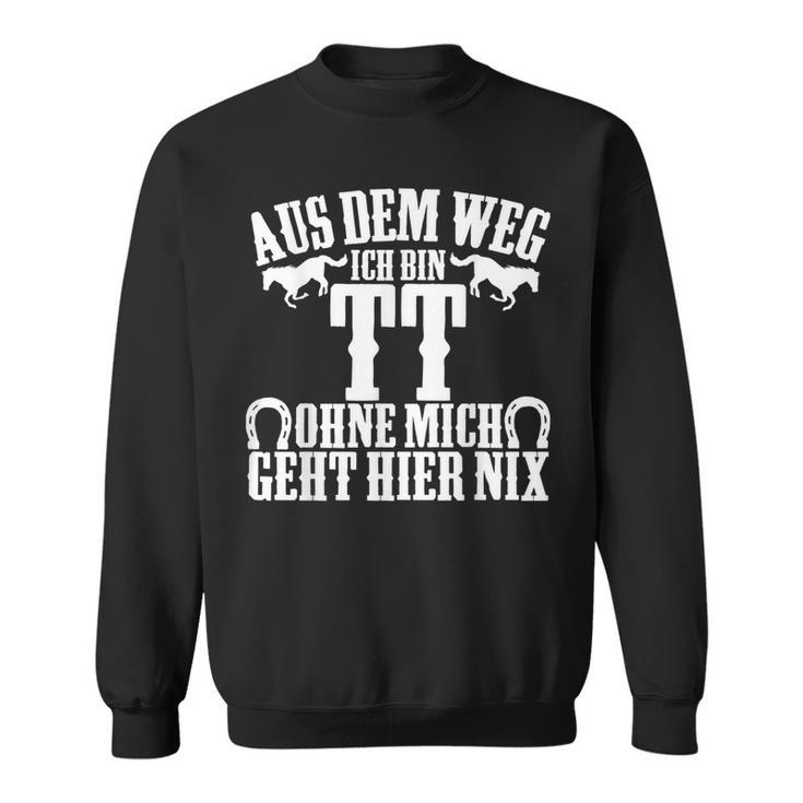 Tt Turnier Trottel Reitsport Pferd Spruch Pferdesprüche Sweatshirt