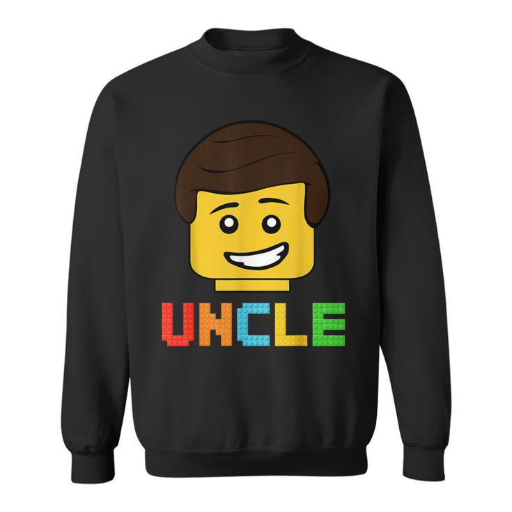 Uncle Master Builder Building Bricks Blocks Matching Family Sweatshirt