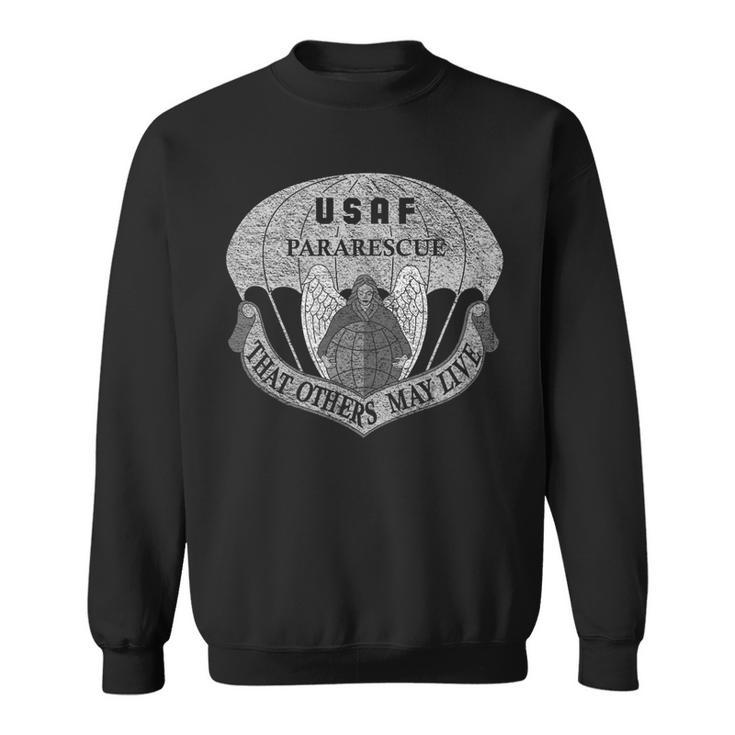 Us Air Force Usaf Pararescue Pj Rescue Medic Recovery Sweatshirt